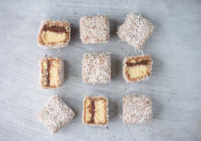 SWEETS CONTINUED THE LAMINGTON TWIST THE DOUGHNUT THE SWEET TREAT INDULGENCE