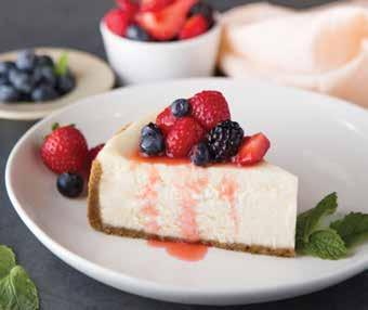 PLEASE ASK TO SEE OUR FULL Dessert Menu Berry Cheesecake 1010 cal 2,000 calories a day is used for general nutrition advice, but calories needs