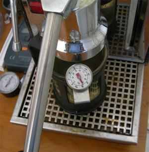 If you have an older 67 model then you lack the pressure (manometer) gauge, and you can't measure the boiler pressure as easily. There are two solutions.