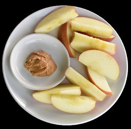 SNACKS Apple and Peanut Butter Calories: 195