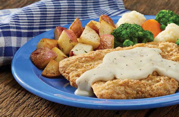 COUNTRY COMFORT DINNERS Sides Choose Two of the Following with any Country Comfort Dinner (Excluding Classic Mac & Cheese) Country Mashed Potatoes & Gravy (223 cal.