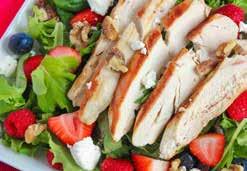 Grilled Chicken Salad Grilled Chicken, Tomatoes, Hard Boiled Egg, Red Onions & Jack