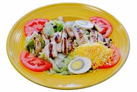 Choice of Steak or Chicken Breast Crispy Chicken Salad: with Chicken tenders,