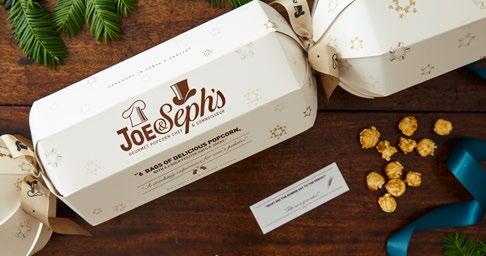 filled with an 18g pack of our Salted Caramel popcorn and comes complete with a gift