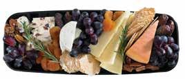 rind cheese, paired with crnichns, lives, dried fruits, nuts and crisps.