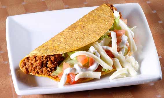 Limit of one tostada per combination only TACO (HARD OR SOFT) Choice of