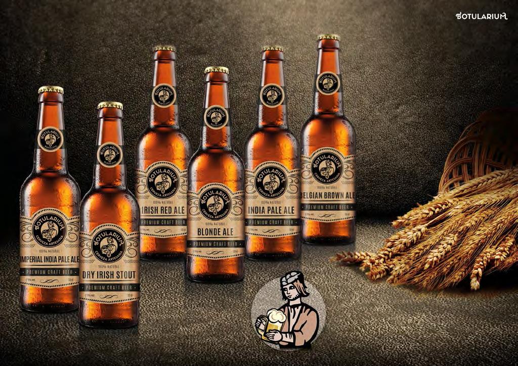 BEERS Artisan varieties We produce our craft beers in the traditional way, with emphasis being placed