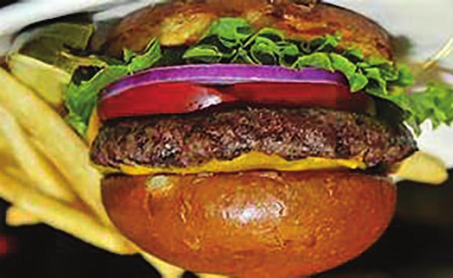 CHAR-GRILLED CHEESEBURGER 1/3 lb angus beef burger seasoned and grilled to order served with choice of cheese, lettuce, tomato, onion, sliced pickles, and mayo. $9.