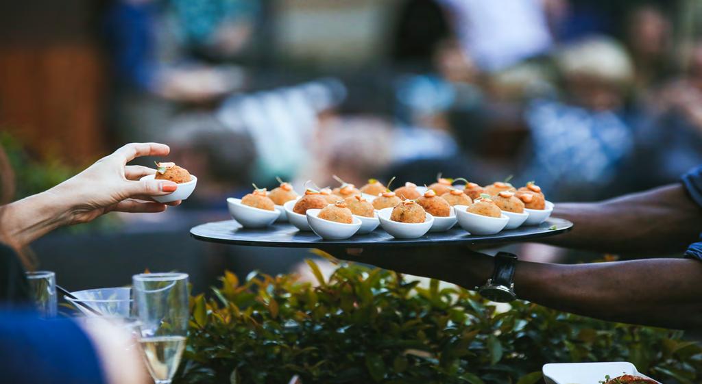Stand Up Packages - Pl Terrace & Bar / Private Dining Rm Standard Christmas Canapé Package $45.