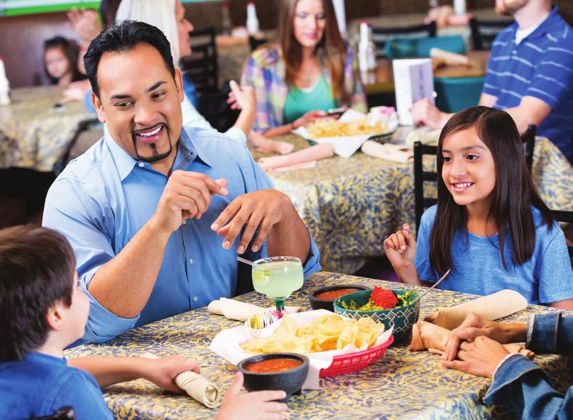 Dining Out All Stars: Diners with Kids Along with balancing busy schedules, 7 in 10 parents agreed that meal time provides the opportunity to connect as a family.