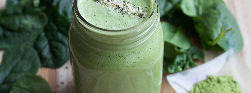 Tropical Matcha Smoothie 6 ingredients 5 minutes 2 servings 1. Add all ingredients to blender and blend until smooth. Pour into a glass and enjoy! Likes it Sweet Add honey or pitted dates.