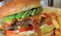 Western Burger 9.99 American cheese, two onion rings and two strips of bacon. Served with BBQ sauce. Chili Size 9.49 Our homemade all beef chili over a burger. Turkey Burger 9.