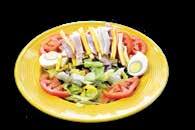 Cheese with Choice of Steak or Chicken Breast Crispy Chicken Salad with Chicken tenders, Tomatoes, Hard Boiled Egg, Bacon & Cheese Ana s