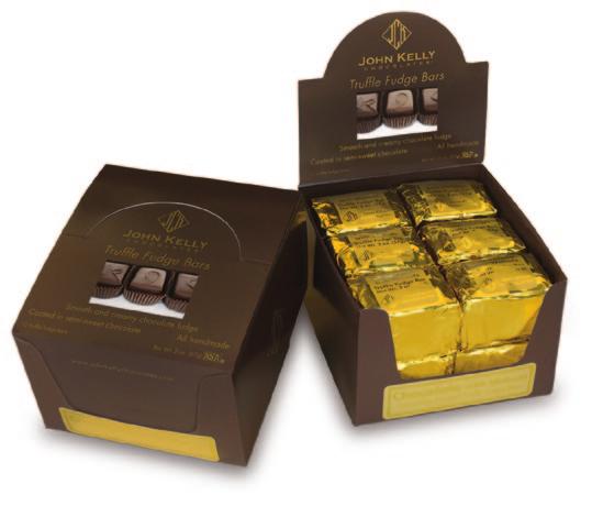 FOR WHOLESALE CUSTOMERS FOR WHOLESALE CUSTOMERS Grab-and-Go SINGLE BAR POS BOXES These POS boxes were developed exclusively for our wholesale customers, and provide a way to offer our truffle fudge