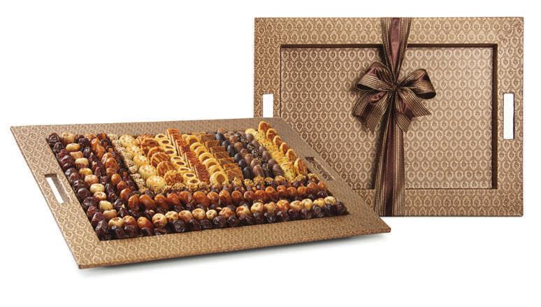 MOUNIRA RECTANGLE TRAYS Luxurious rectangle trays with an intricate pattern SMALL LARGE CONTENTS P25691159