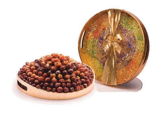 ABSTRACT ROUND COLLECTION Luxurious handmade designer trays