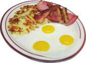 99 2 eggs, choice of bacon, ham or sausage and choice of Swiss, American, Mozarella or Cheddar cheese on your choice of bread or toast Biscuits and Gravy... 4.