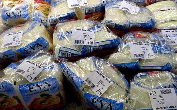 Halloumi cheese from Cyprus on sale in a Turkish Food Centre in Dalston, London Photo: Alamy Even so, any spat with Cyprus s former colonial master will be no more than a storm in a frying pan.