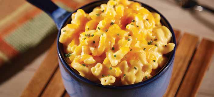 serves 8 10 MAC & CHEESE 1 lb macaroni 2 cups shredded cheddar cheese 1 qt. heavy cream 2 tbsp. butter 1. Place the Copper Chef Pan in the Smart Cooker base.