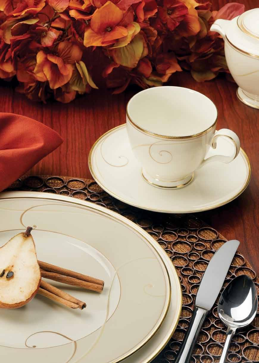 Golden Wave Pattern No. - 9316 Golden Wave ushers in a more relaxed approach to formal dining.