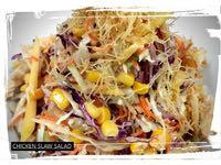 Sliced Raw Mixed Cabbage, Carrot, Green Apple, Green Mango, Sweet Corn, Grilled