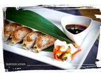 750 Seafood Gyoza (6 Pcs) A Special Japanese Dumpling Made From A Medley Of Fresh