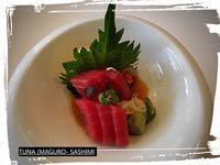 Tuna - Maguro Sashimi Sliced Raw Tuna.
