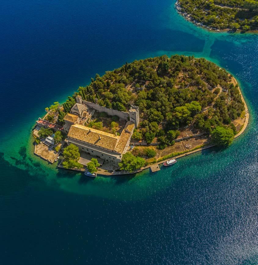 General information Southern Dalmatia possesses one of Europe s most dramatic shorelines, as the stark, gray wall of the coastal mountains sweeps down towards a lush seaboard dotted