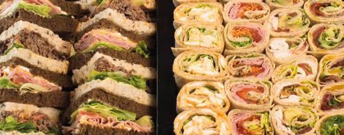 00 ~ 12 Pieces 97% Fat-Free Sandwiches 97% FAT FREE Want something a little lighter but still bursting with flavour?