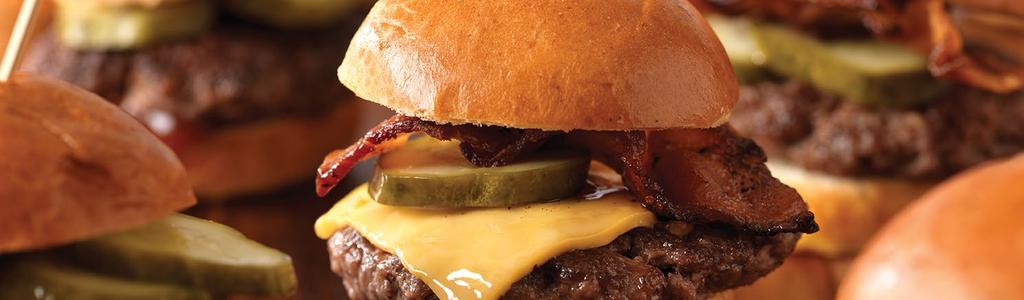 BALLPARK CLASSICS Serves up to 10 guests Ballpark Burgers $100 Ten (10) beef patties cooked to perfection and served with gourmet buns*.