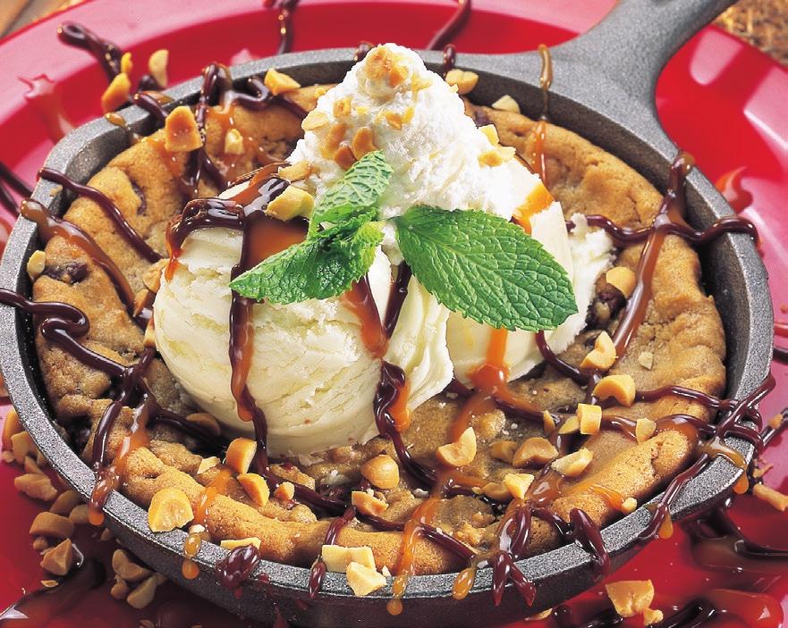 melt-in-your-mouth Chocolate Chip Cookie Sundae. 1740 cals 15.99 NEW YORK STYLE CHEESECAKE 720 cals 9.