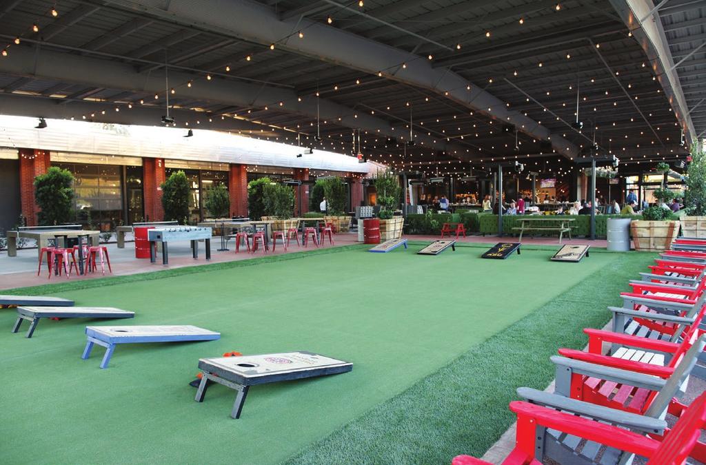 GROUP EVENTS INDOORS: CAPACITY: 100 seated PATIO: (not including lounges) CAPACITY: 70 seated PATIO & LOUNGE AREA: CAPACITY: 200 reception / 120 seated LOUNGE AREA & HIGH TOPS: (patio) CAPACITY: 125