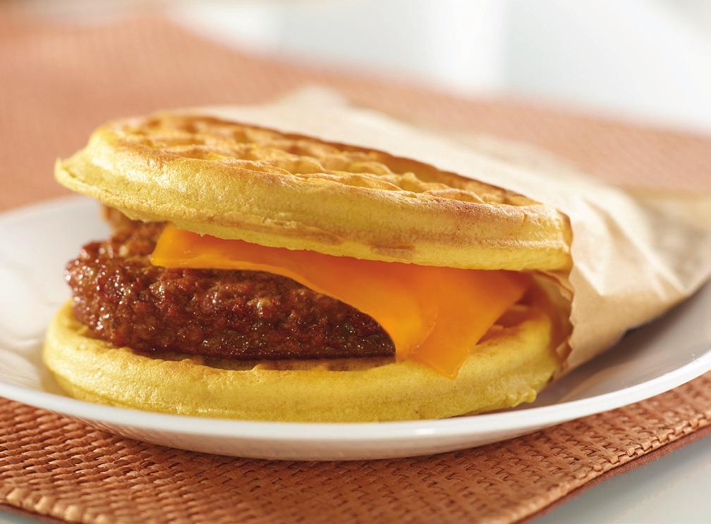 eggo BREAKFAST SANDWICH A delicious veggie and waffle spin