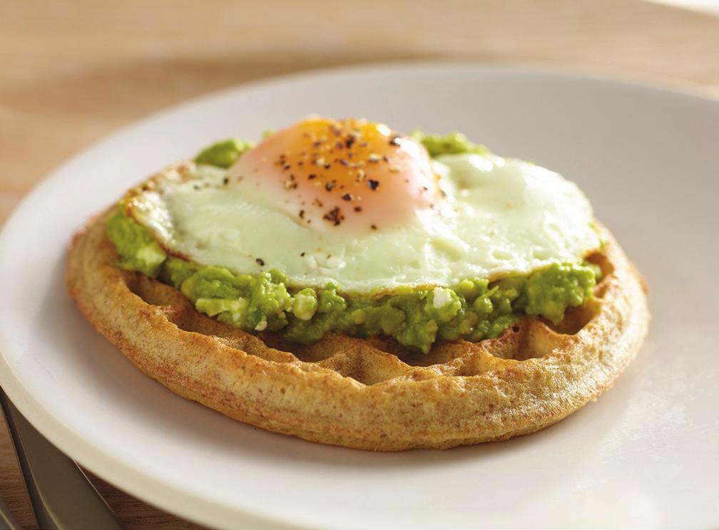This open-face breakfast sandwich fits the bill.