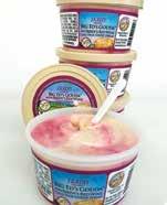 Cedar Crest Frozen Custard is available in six flavors Butter Pecan, Caramel Cone, Mint Mackinac Island Fudge, #LUV Peanut Butter, Strawberry Cheesecake and Vanilla.