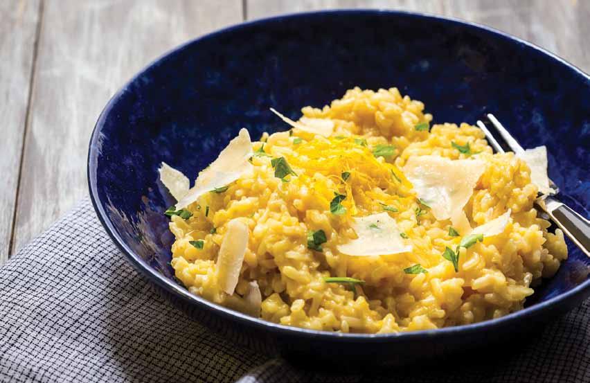 Mains and sides Lemon Parmesan Risotto 2 Cups Rice 1 Medium White Onion ½ Cup Dry White Wine 4 Cups Chicken Stock ½ Cup Grated Parmesan 2 Tbsp Olive Oil 1 Tbsp Butter 2 Large Lemons Set the pressure