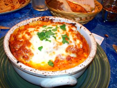 RECIPE 08 POT LASAGNA Lasagna noodles 6 sheets Onion (chopped) 1 Garlic (minced) 2 cloves Tomatoes (crushed) 1 cup Mozzarella cheese (shredded) ½ cup Ricotta cheese ½ cup Parmesan cheese ½ cup