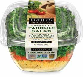 40 cs Haig's Delicacies Hummus Garlic Organic Natural Gluten Free 8/8 oz 70875600637 242566 2.