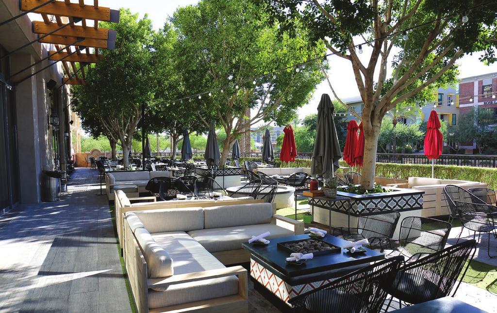 O U R SPACES THE PATIO SEATED EVENTS: UP TO 65 GUESTS RECEPTION EVENTS: UP TO 100 GUESTS Olive & Ivy s patio is one of Scottsdale s most luxurious patios, able to accommodate up to 100 people.