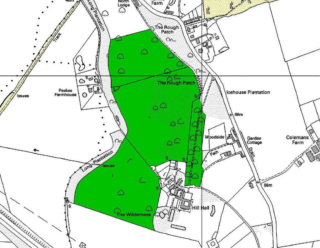 Reproduced from the Ordnance Survey mapping by permission of Ordnance Survey on behalf of The Controller of Her Majesty s Ep113 Hill Hall Park (25.