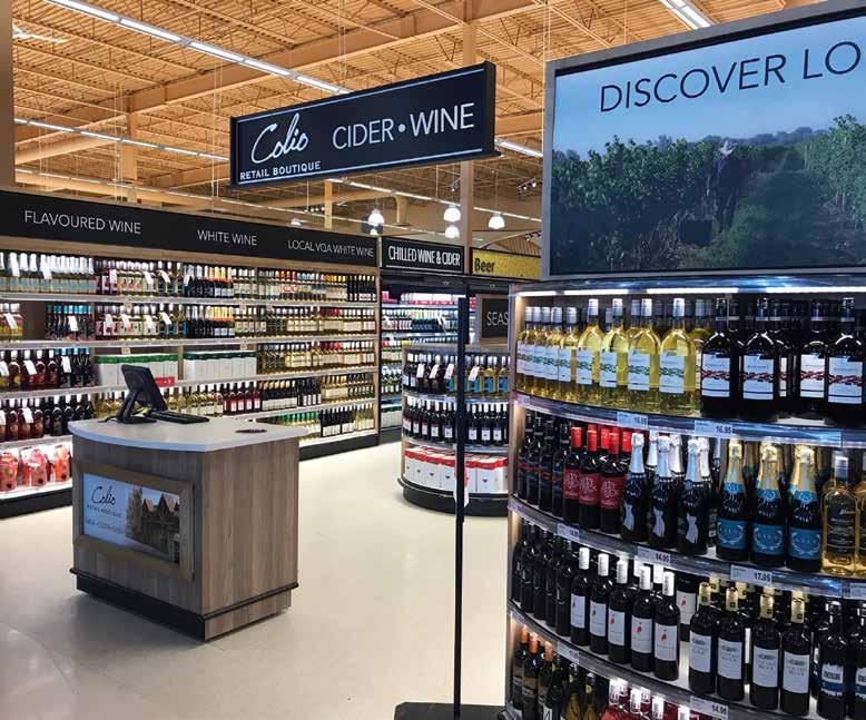 WINE IN GROCERY By the end of 2017, there were 35 beer/cider/wine authorizations for grocery, 35 for beer/cider/wine restricted authorizations and 53 wine boutiques.