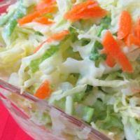 #1 Hawaiian Coleslaw Prep time: 15 mins Serves: 12 - ½ cup servings Ingredients ½ Cup Marzetti Coleslaw Dressing ½ Cup Miracle Whip 1-3 oz Can Crushed Pineapple (or ½ Cup finely chopped fresh