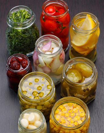 pressure canned) 1 quart or 1 pint jars constitute an entry Asparagus Peppers Beans, Peas (dried) Squash Beans,