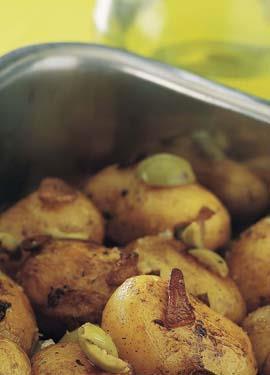 Roasted Chat Potatoes with Lemon and Olives Prep: 20 mins Cook: 30 mins Servings: 4 1 lemon 1.