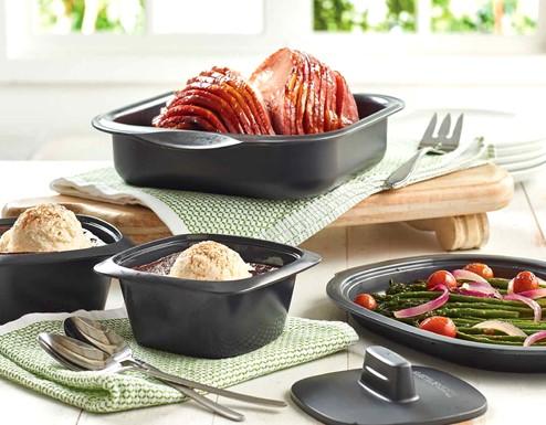 UltraPro Ovenware Recipes and Cooking Guide UltraPro Ovenware Safe for use up to 482 F/250 C and as low as -13 F/-25 C. Not suitable for broiling or for use with your oven s grill feature.