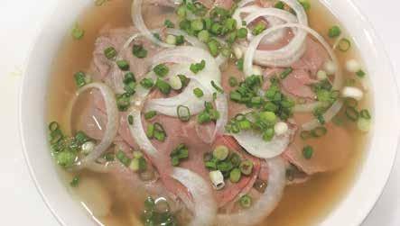Noodle Soup - Phở Tái (Rice noodles with eye of round steak) 4.
