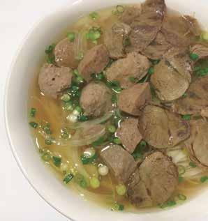 Noodle Soup - Phở Nạm, Bò Viên (Rice noodles with