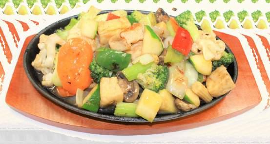 Sizzling Hot Plates Red & Green Pepper, Carrot, Onions,