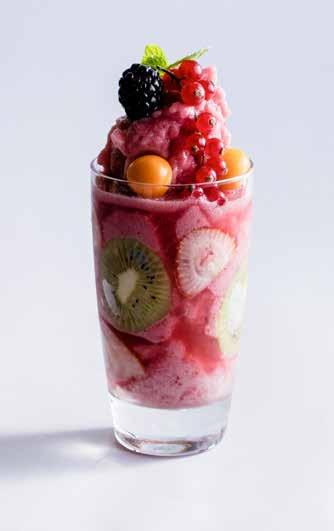水果酸奶冰沙 Fruit Yogurt Smoothie Selection 105. 芒果蜜桃 Mango Peach 106. 夏日莓果 Summer Berries 107.