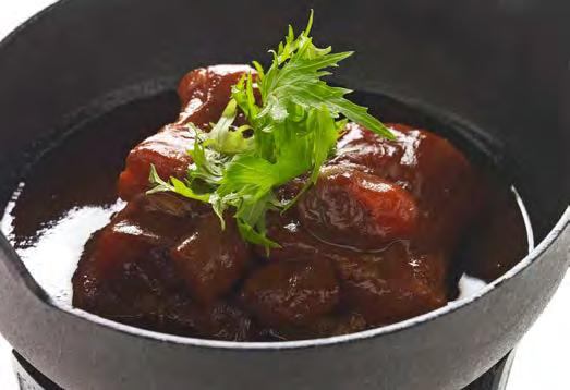 Hot Stone Pot 48 野味酱焖牛腩牛筋 Braised Beef Tendon and